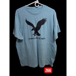Z66 American Eagle Outfitters Vintage T-Shirt Big Eagle Logo 
Teal/bluish 
XXL
